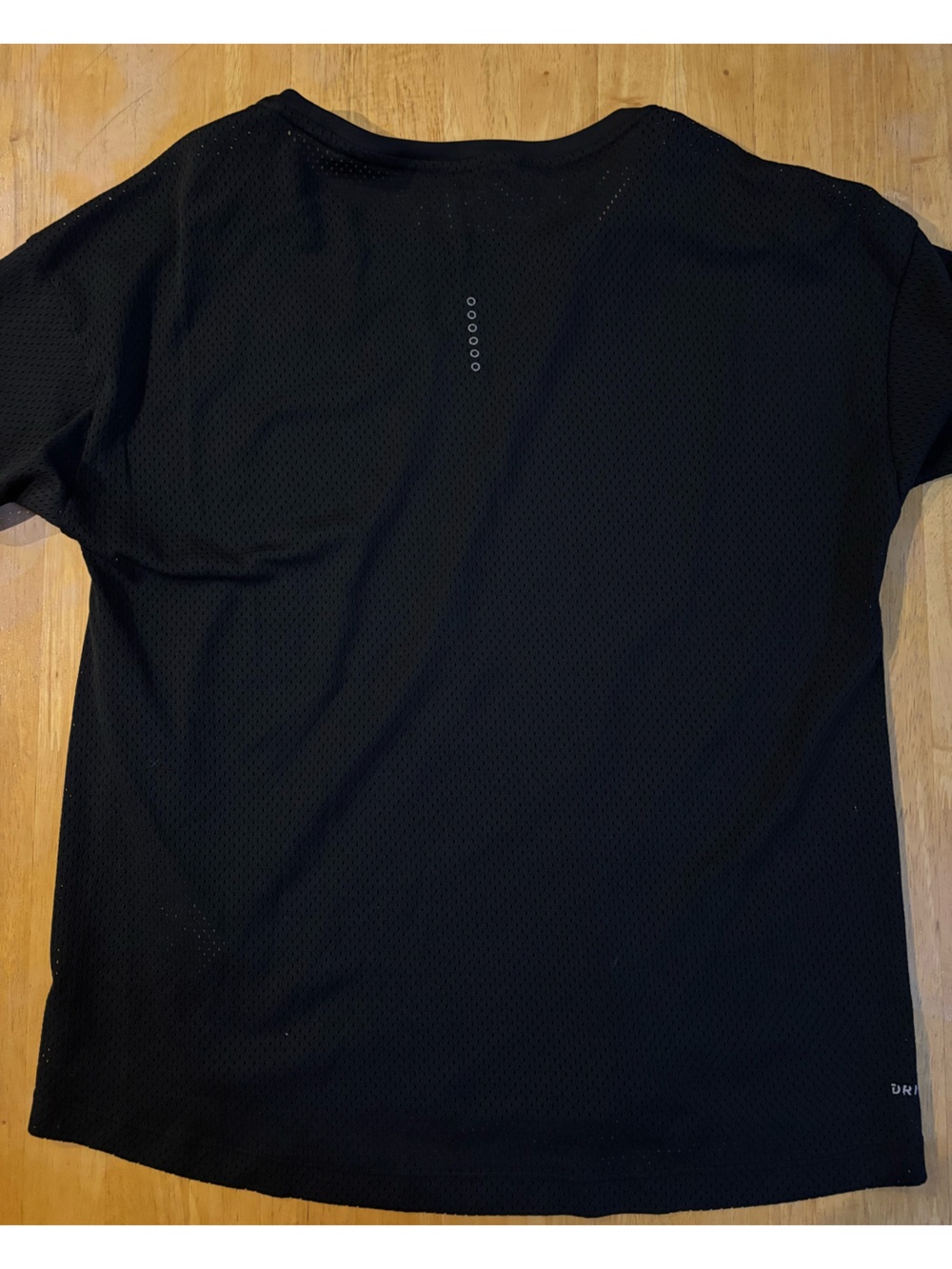Black Performance Shirt - Breathable Mesh